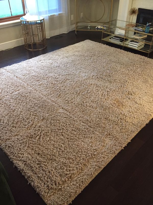 8x10 Pottery Barn Wool Shag Rug for Sale in Kirkland, WA OfferUp