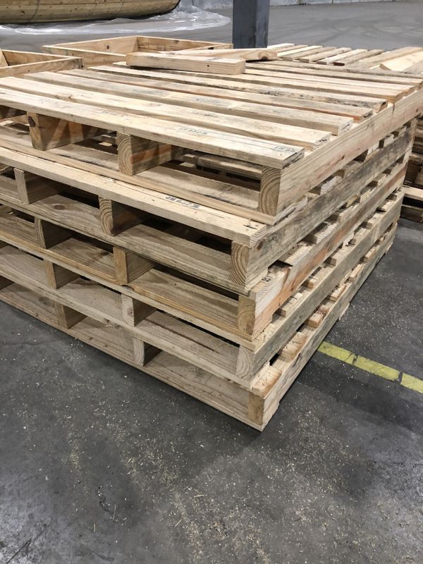 New wood pallets ( HT ) 44x40” for Sale in Houston, TX OfferUp