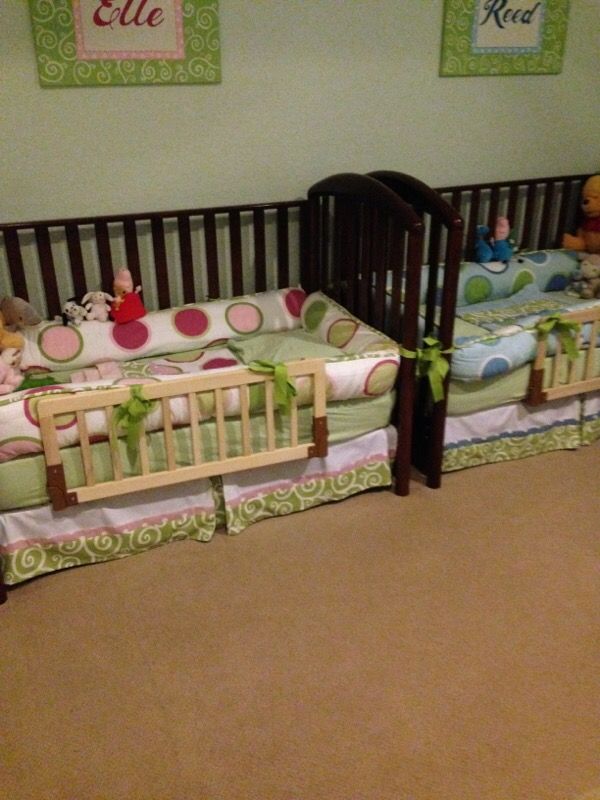 Bellini Isabella Crib Cribs Twins Mahogany Toddler Bed For Sale In