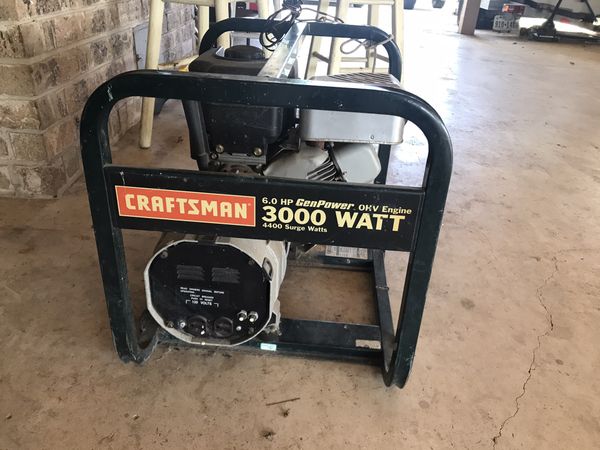 Craftsman Generator 3000 watts for Sale in San Antonio, TX - OfferUp