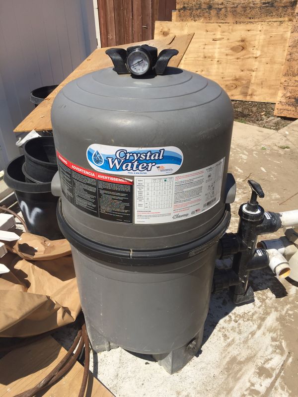 Crystal water pool and spa filter model 5700048 and pure Rex triton 1.
