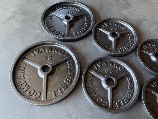 Vintage Ivanko Deep Dish Olympic Weights for Sale in Pacifica, CA - OfferUp