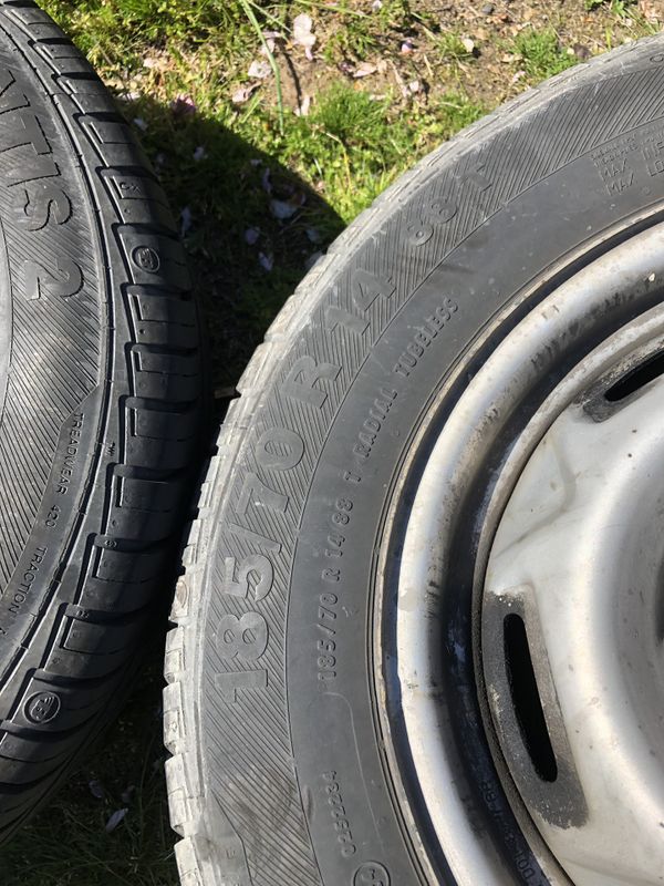 Rims and tires 185/70 R14 for Sale in Seattle, WA - OfferUp