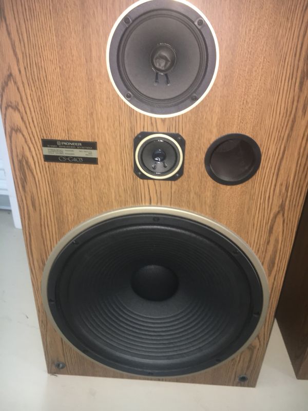 Vintage pioneer cs- g403. Floor speakers for Sale in Chester, VA - OfferUp