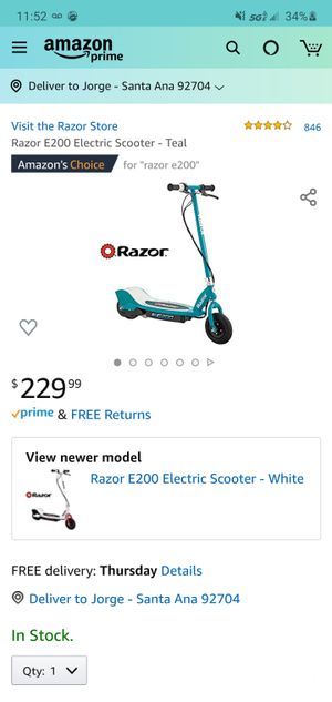 RAZOR ELECTRIC SCOOTER (E100 & E200) for Sale in Costa Mesa, CA