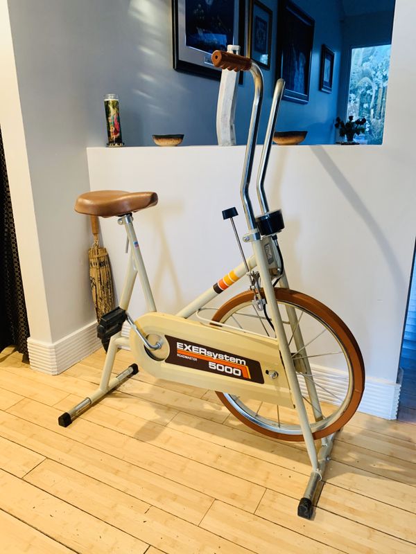 antique exercise bike