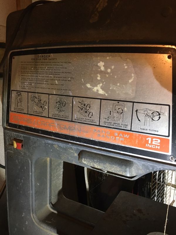 Sears/craftsman 12” band saw for Sale in Schnecksville, PA - OfferUp