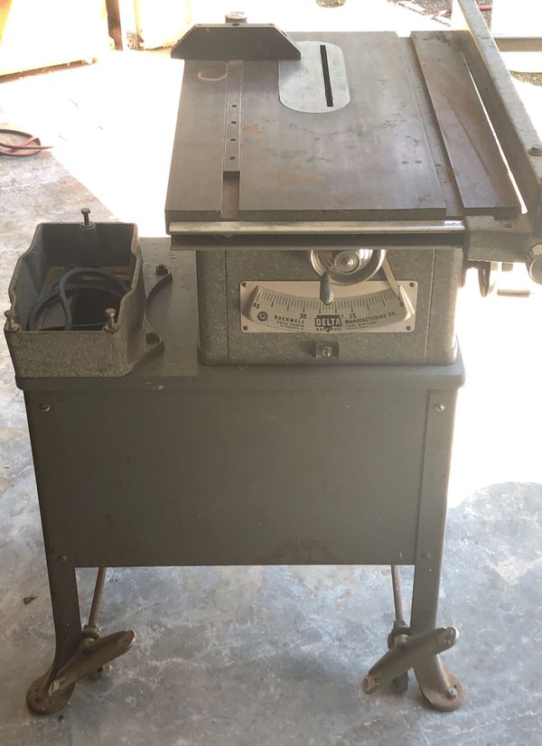 antique delta rockwell table saw