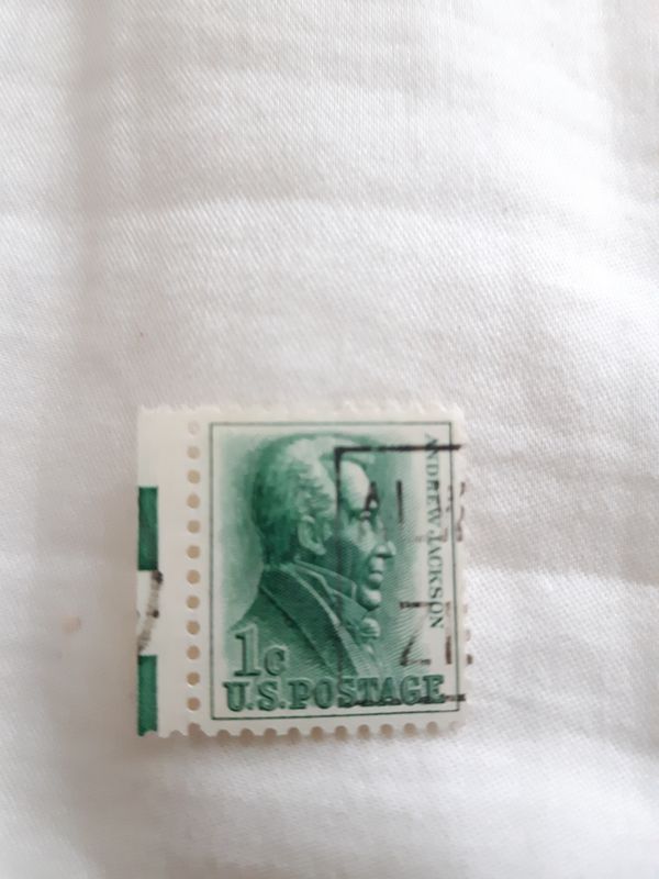 Valuable 1cent Stamps of President Andrew Jackson for Sale in