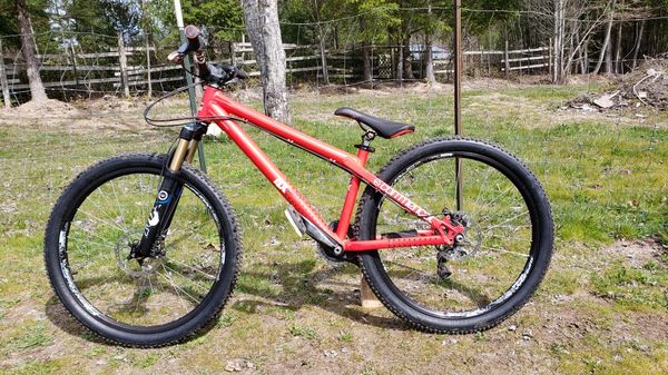 bent mtb wheel
