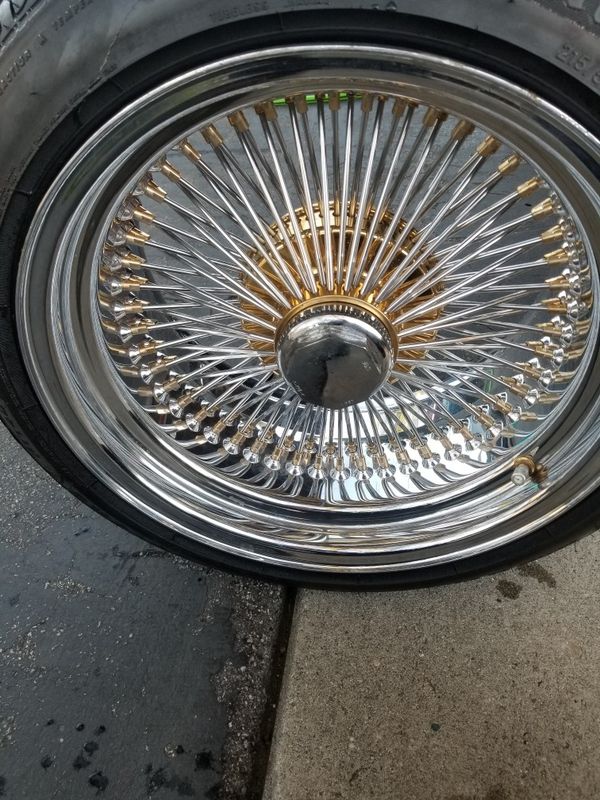 Dayton wire wheels 17x9 100 spoke for Sale in Covina, CA - OfferUp