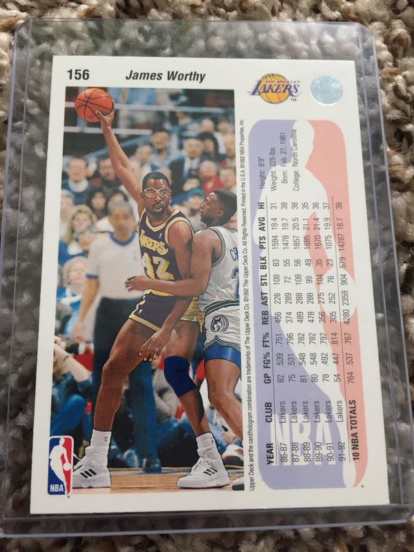 James worthy upper deck 1992 basketball card for Sale in Los Angeles ...