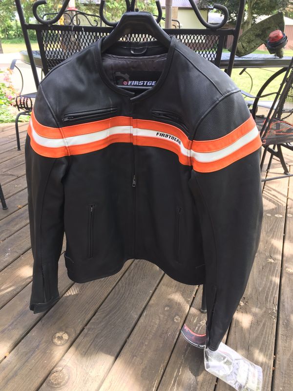 Firstgear Leather Motorcycle Jacket Nwt For In Battle Creek Mi Firstgear Leather Motorcycle Jacket Nwt
