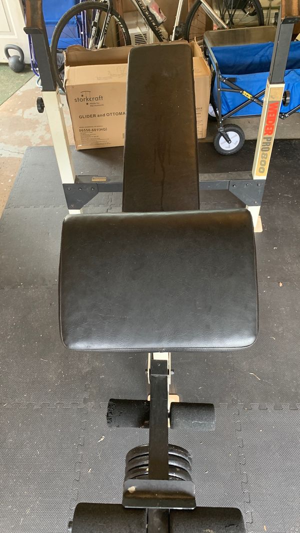 Weider pro 800 weight bench for Sale in Streamwood, IL OfferUp