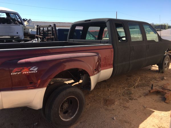 2000 Ford F250 6-door 4x4 Dually conversion rolling chassis no