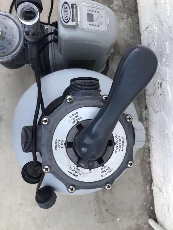 Intex Krystal Clear eco 201101 1500 GPH Sand Filter Pump & Saltwater