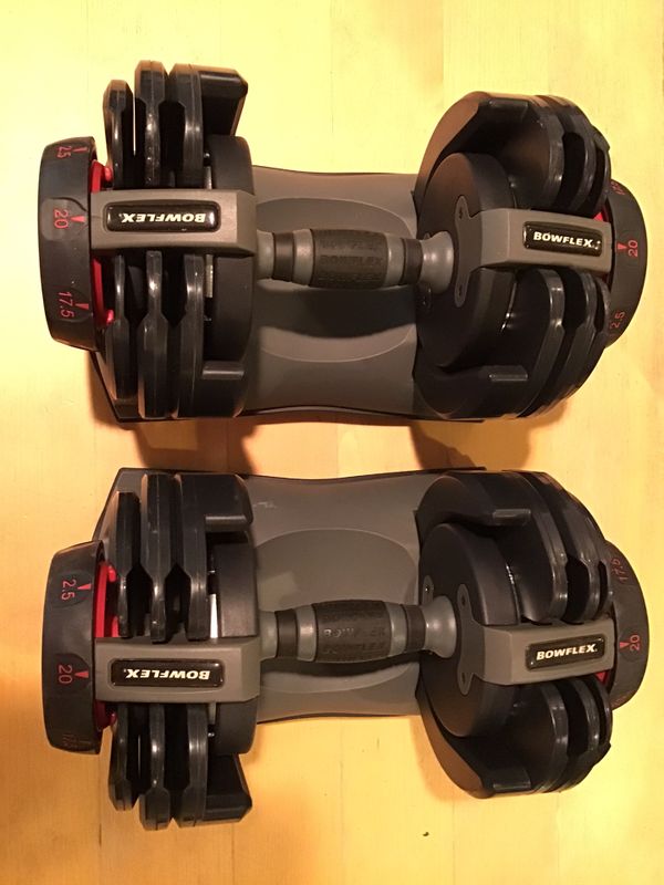 Bowflex selecttech LITE 20 lb adjustable dumbbells 220 for Sale in