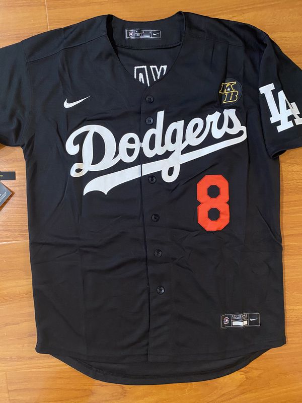 kobe dodgers jersey black