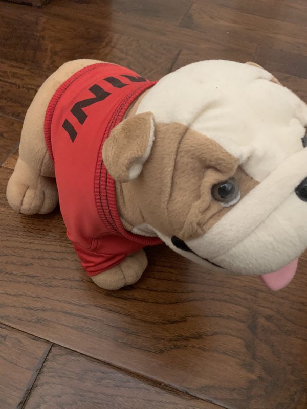 mini cooper stuffed bulldog