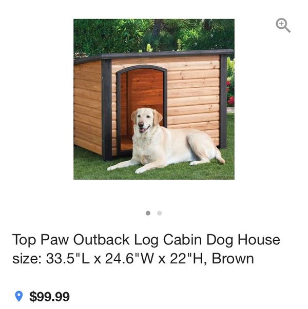 Large Outback Log Cabin Doghouse Top Paw For Sale In Aurora Il