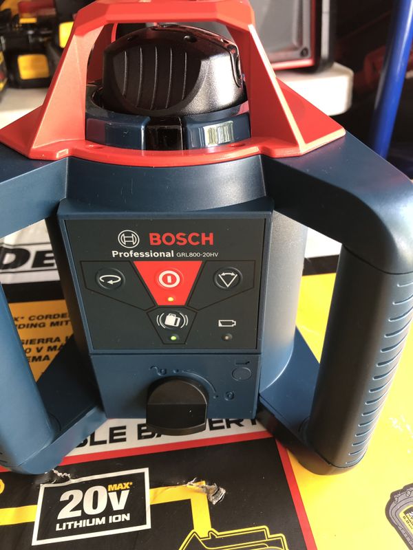 Bosch GRL 80020 HVK 800 ft self leveling rotary laser level kit with