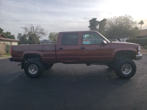 1999 Chevy K2500 Crew Cab 57 Vortec 4x4 Short Box For Sale In Mesa Az