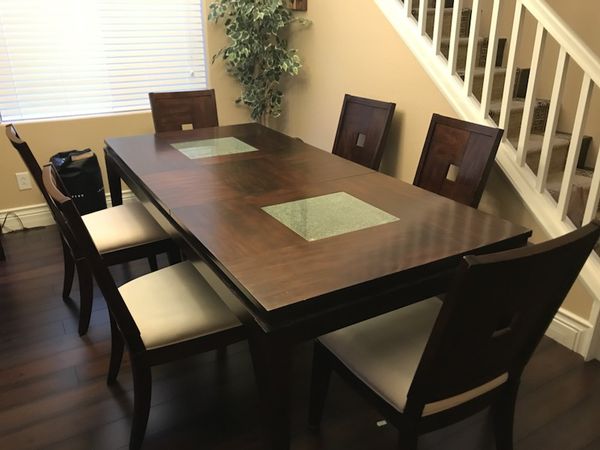 Spiga Dining Room Set Beautiful Modern Mahogany Table With 6 Chairs For In Las Vegas Nv Offerup