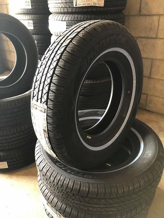 PAYMENTS AVAILABLE! New set of (4) 205/75R14 Hankook H724 White Wall ...