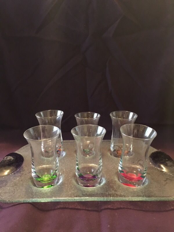 Dansk shot glasses with serving tray for Sale in Tukwila, WA OfferUp