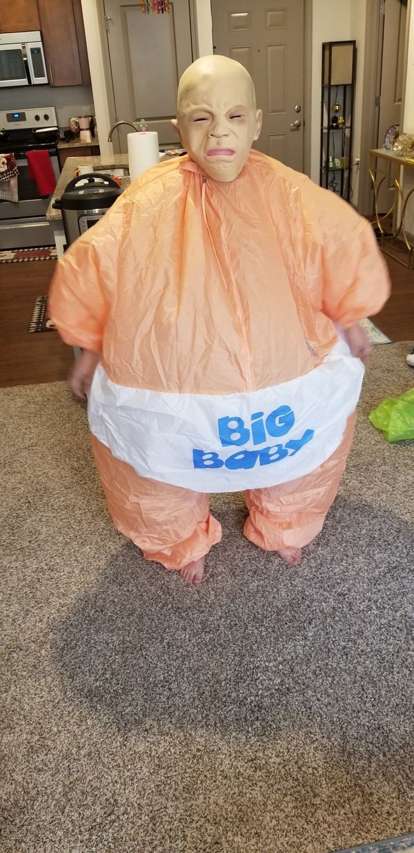 Halloween Baby inflatable costume with baby mask for Sale in Fort Mill