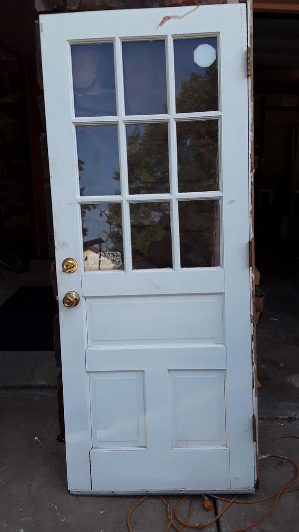 32x80 wood exterior door for Sale in Tulsa, OK OfferUp