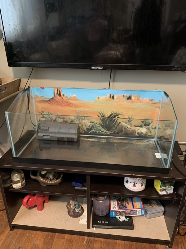 ZILLA RIMLESS AQUATIC TURTLE TANK 20 GALLON for Sale in Bayonne, NJ