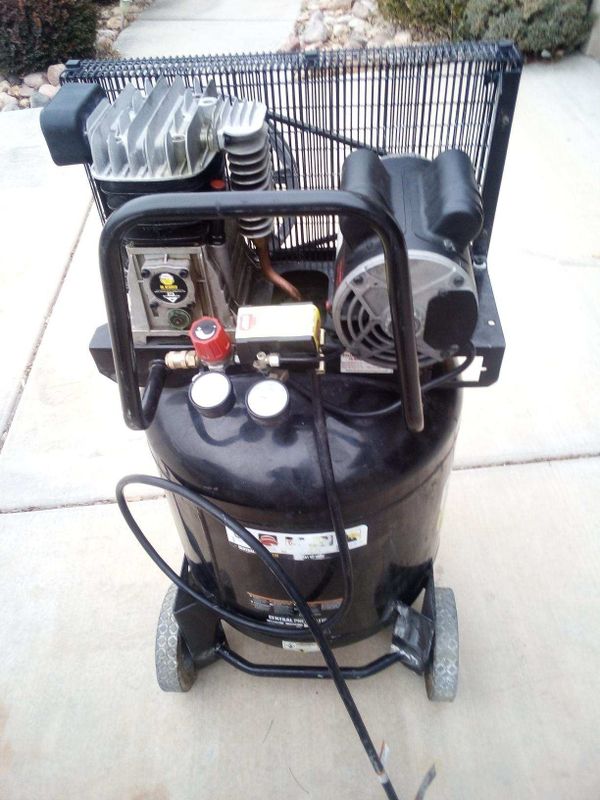 central pneumatic air compressor 150 psi 29 gal tank 2hp motor for Sale