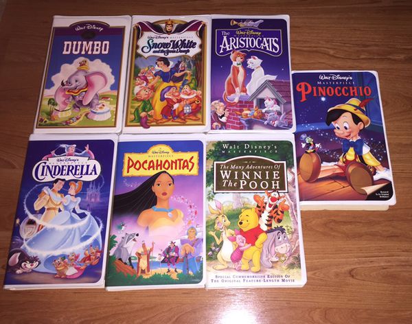 Original Classic Walt Disney VHS Masterpiece Collection for Sale in ...