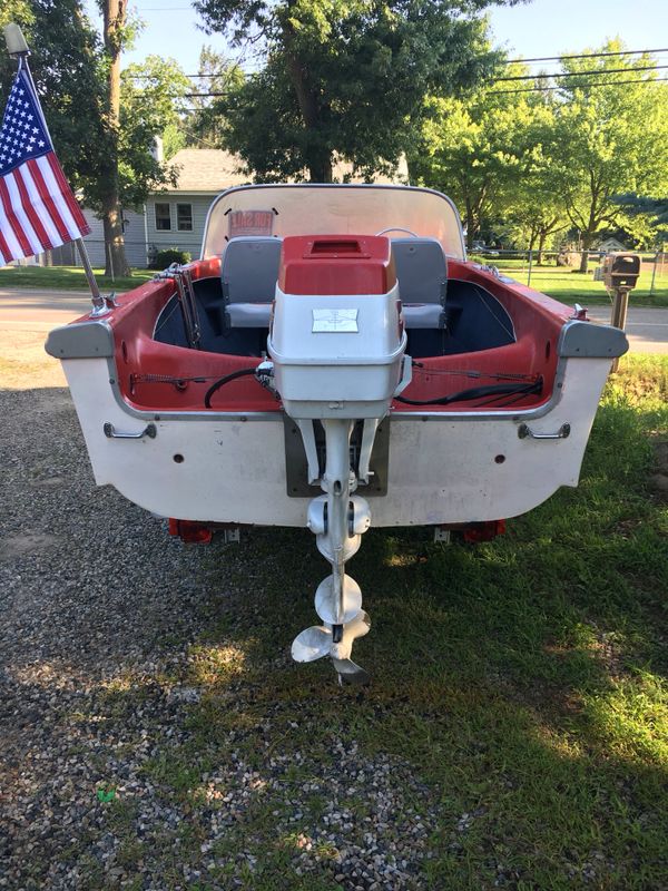 1960 Montgomery Ward Sea King vintage boat, motor, and trailer for Sale ...