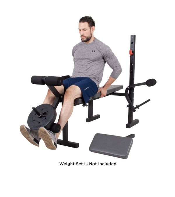 BRAND NEW xstandard weight bench with butterfly and preacher curl