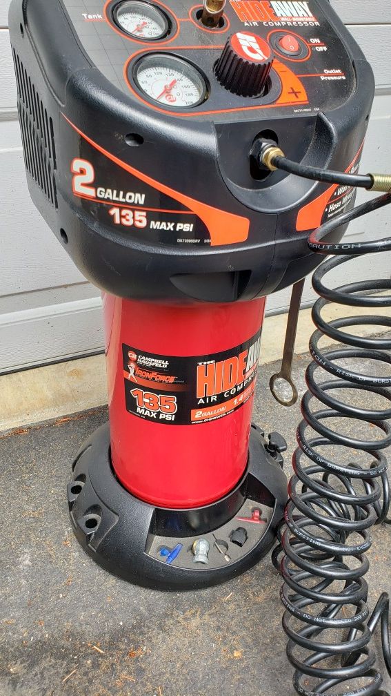 Campbell Hausfeld HideAway Air Compressor for Sale in Olympia, WA - OfferUp