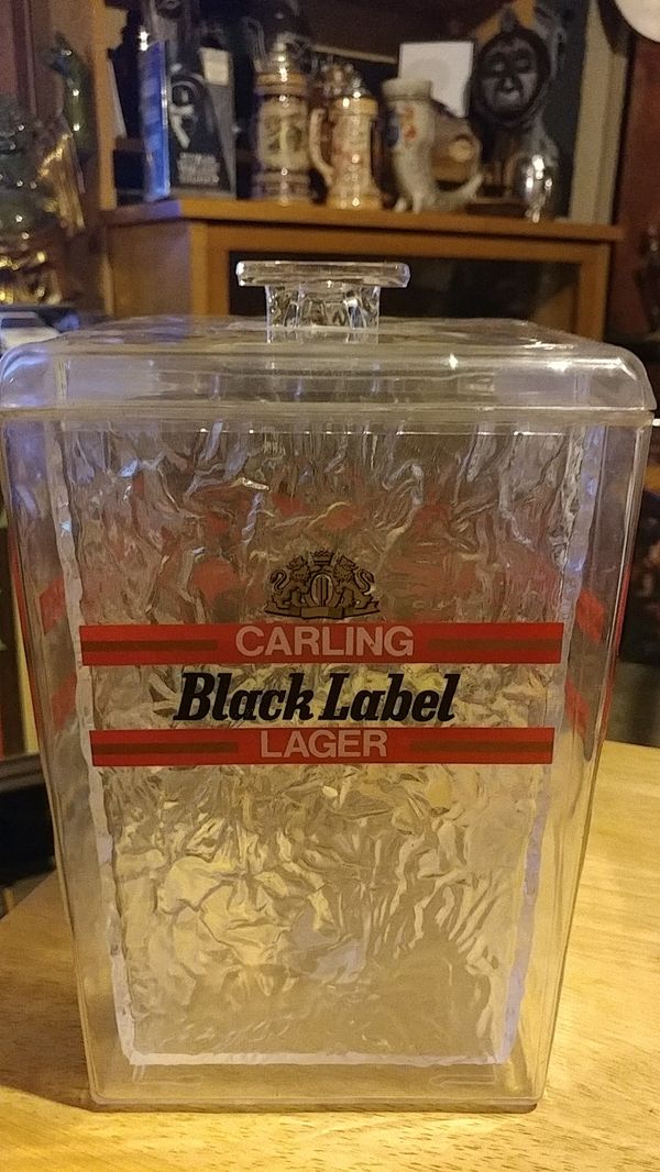 Retro Carling Black Label Ice Bucket for Sale in Paxton, IL OfferUp