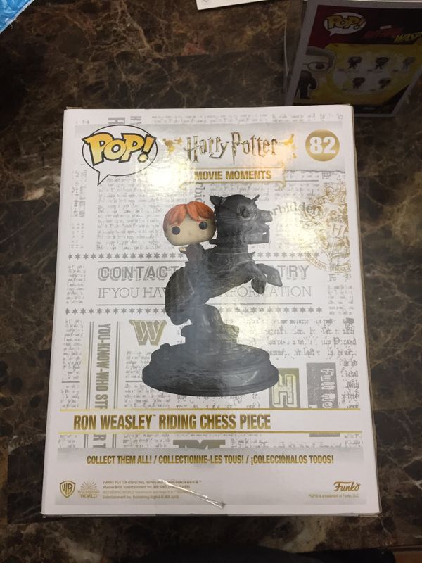 ron riding chess piece funko