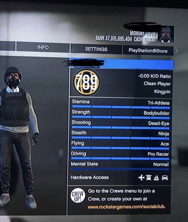 gta modded account for ps4