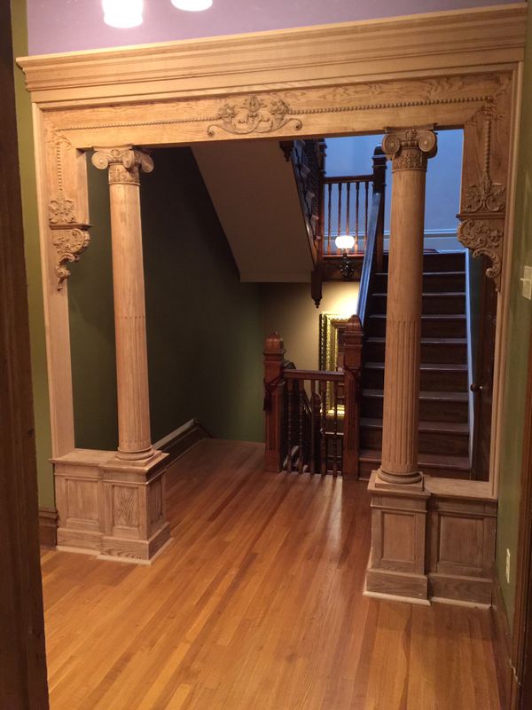 Antique quarter sawn oak colonnade room divider with columns for Sale in Chicago, IL OfferUp