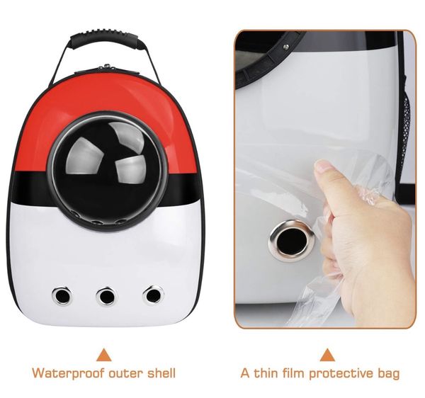 pokeball backpack for cats