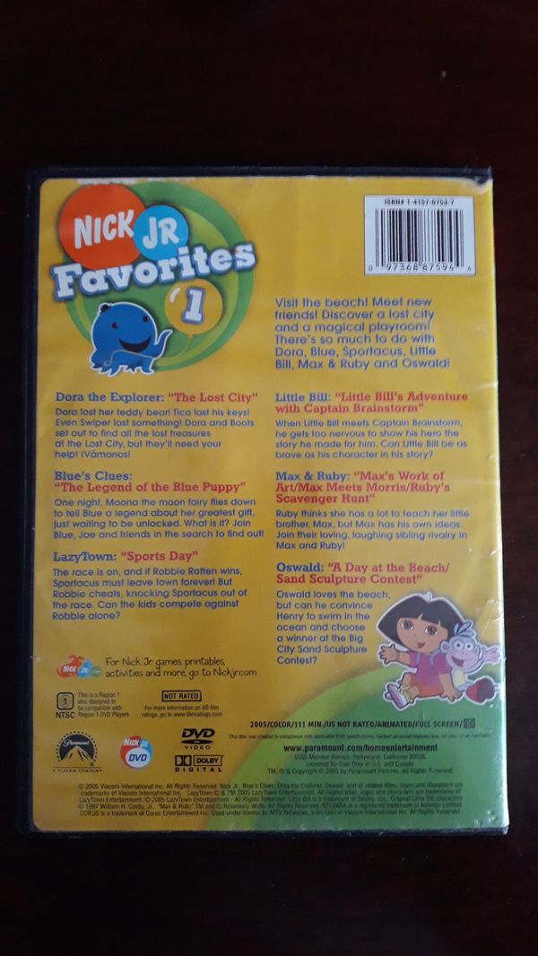 Nick Jr Favorites 1 Dvd