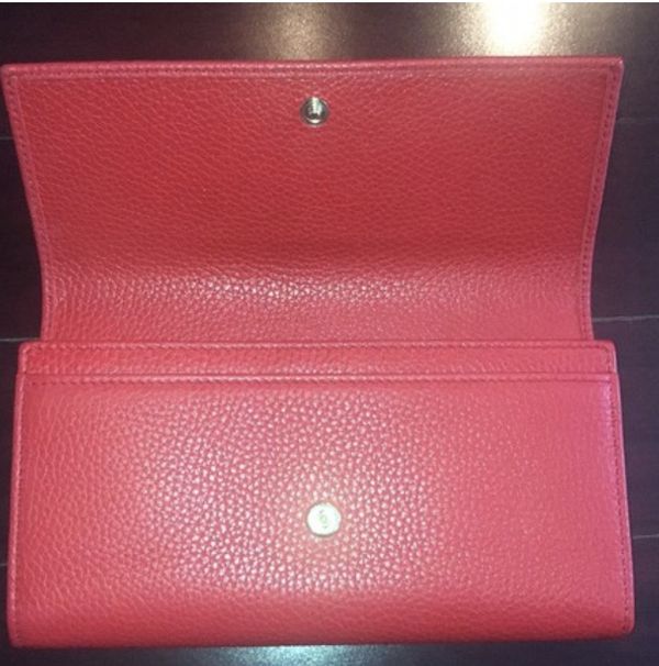 gucci soho wallet red