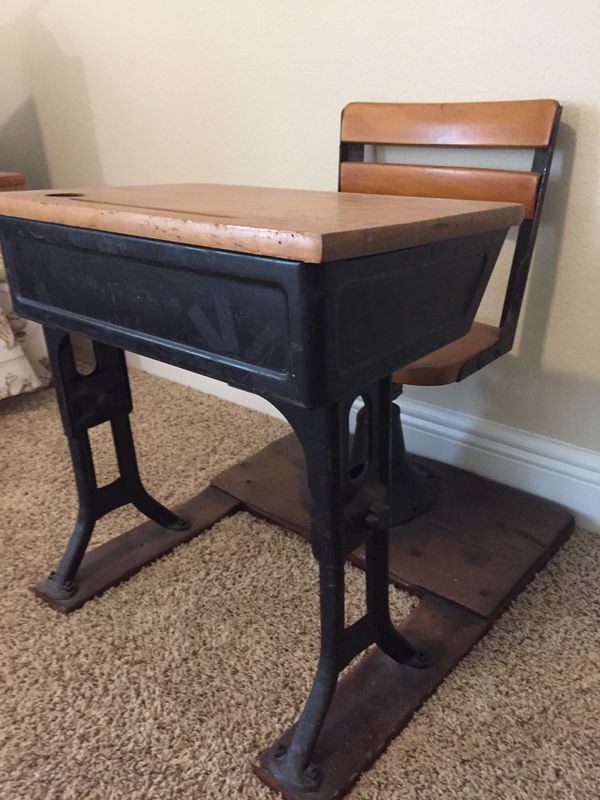 Antique School Desk and Chair for Sale in Gulf Shores, AL OfferUp