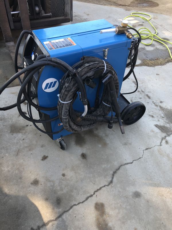 Miller Millermatic 350P 400 amp welder pulse mig with push pull gun for