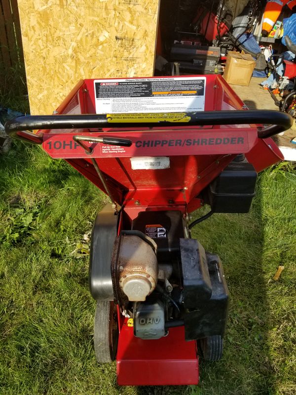 Troy-bilt 10hp Chipper / Shredder for Sale in Sheridan, IN - OfferUp