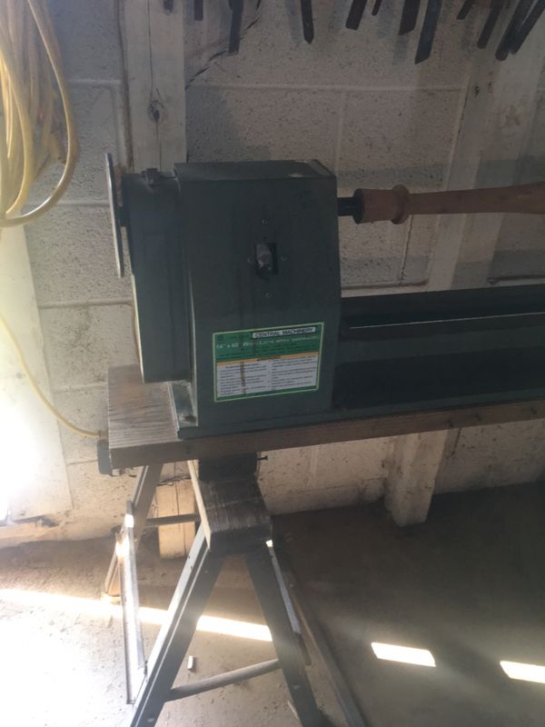 14x40 Central Machinery Wood Lathe w/6inch Sander for Sale in Granite