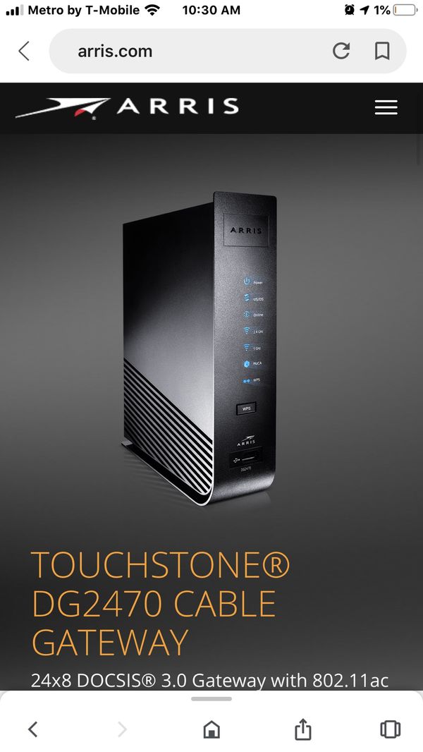 Arris DG2470 home router for Sale in Chicago, IL OfferUp