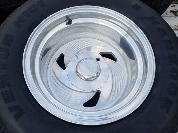 15x10 Eagle Alloys wheels 295 50 15 tires C10 Chevy Silverado GMC ...